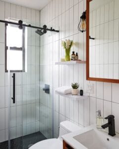 fully renovated bathroom